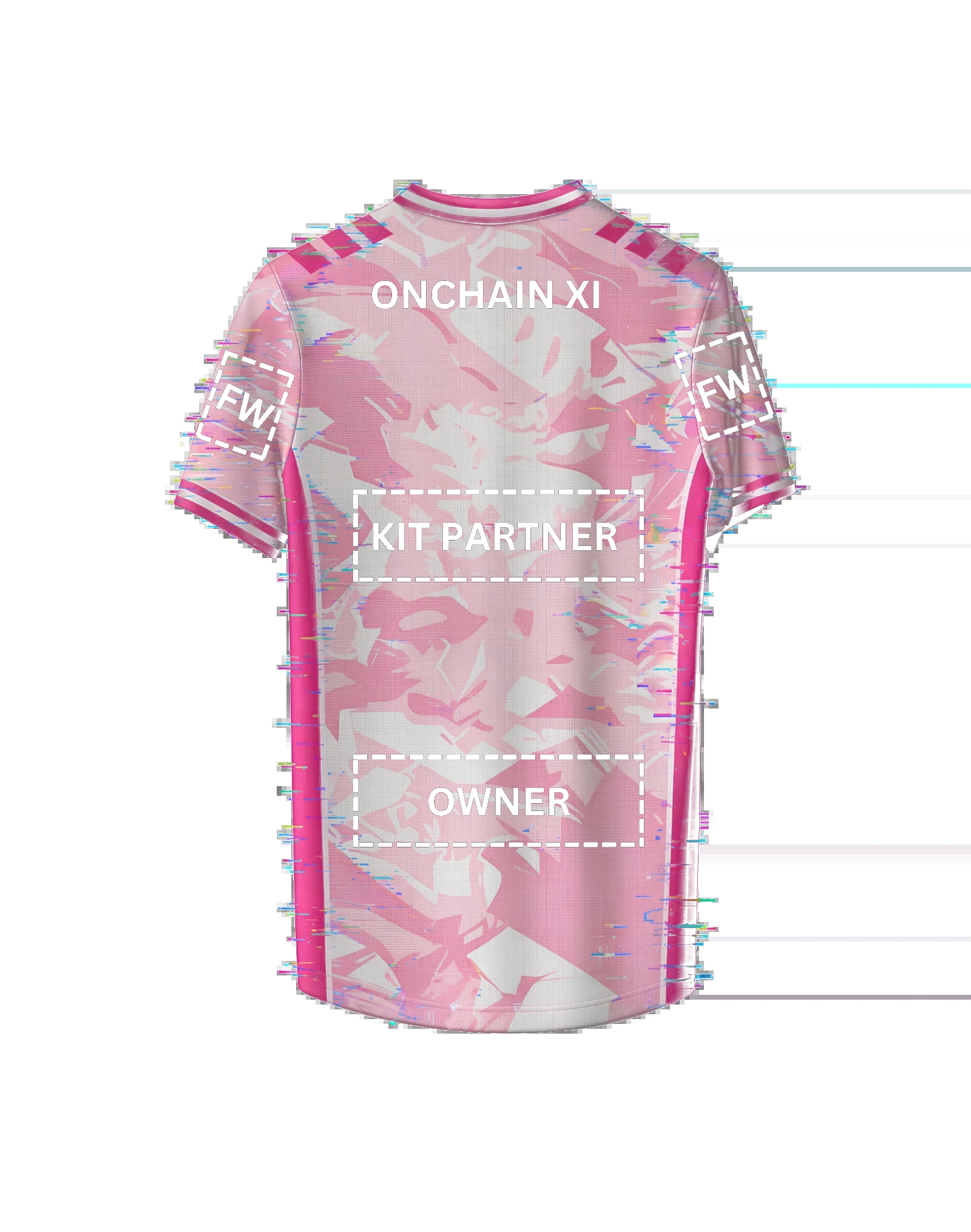 Jersey back — Kit partner / Owner / FW sleeves